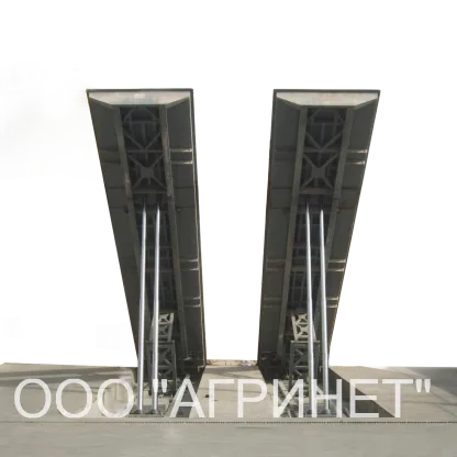 Фронтальный фундаментный зерноразгрузчик